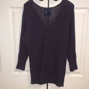 American Eagle plum sweater